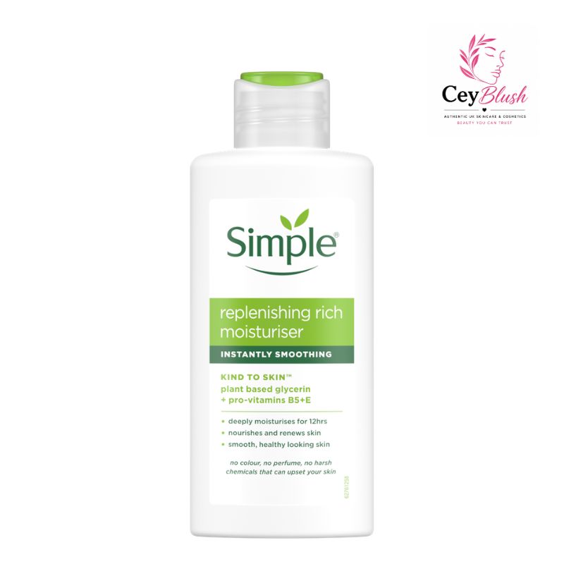 Simple Replenishing Rich Moisturiser – 125ml | In Sri Lanka