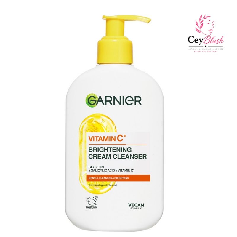 Garnier Vitamin C* Brightening Cream Cleanser – 250ml | In Sri Lanka