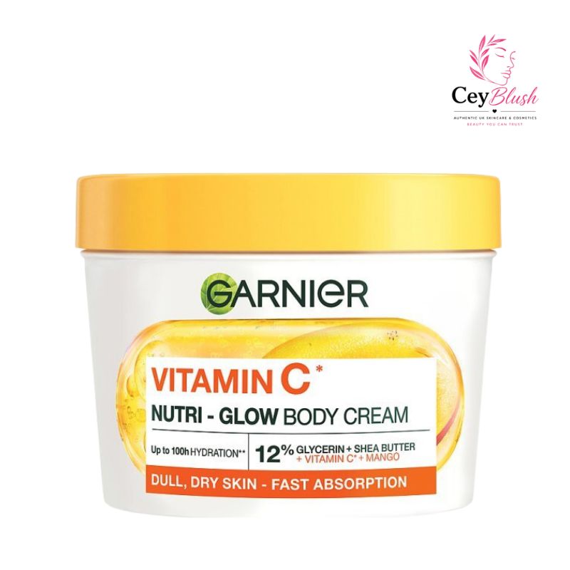 Garnier Vitamin C* Nutri-Glow Body Cream – 400ml | In Sri Lanka