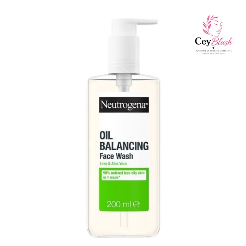 Neutrogena Oil Balancing Face Wash Lime & Aloe Vera – 200ml | In Sri Lanka